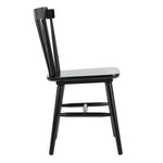 Safavieh Winona Spindle Back Dining Chair (Set of 2), DCH8500 - Black