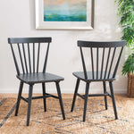 Safavieh Winona Spindle Back Dining Chair (Set of 2), DCH8500 - Grey