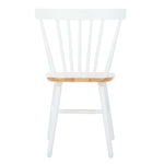 Safavieh Winona Spindle Back Dining Chair (Set of 2), DCH8500 - White/Natural