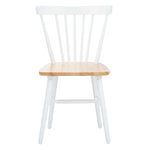 Safavieh Winona Spindle Back Dining Chair (Set of 2), DCH8500 - White/Natural