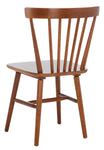 Safavieh Winona Spindle Back Dining Chair (Set of 2), DCH8500 - Honey Walnut