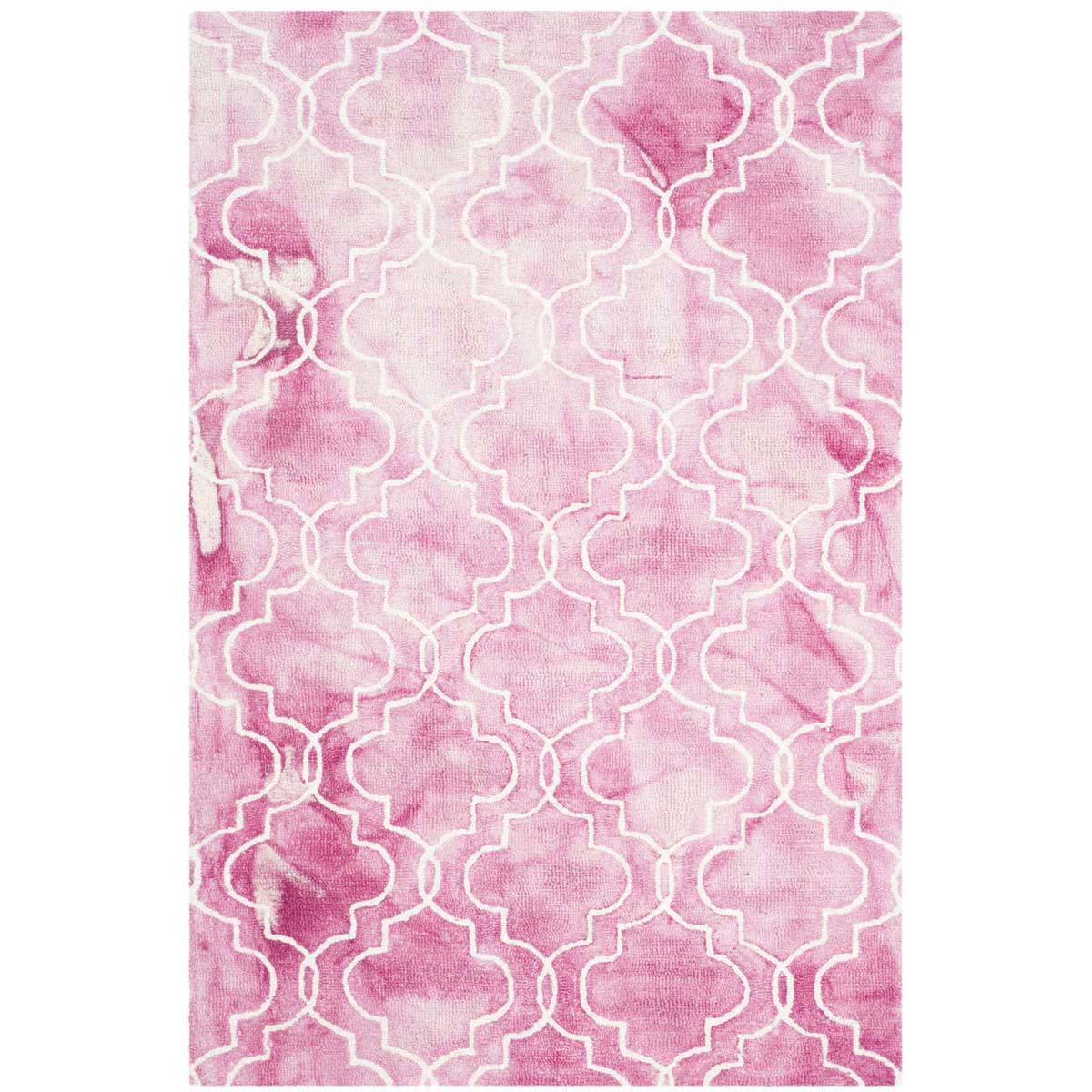 Safavieh Dip Dye 676 Rug, DDY676 - Rose / Ivory