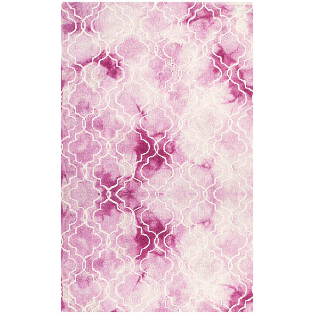 Safavieh Dip Dye 676 Rug, DDY676 - Rose / Ivory