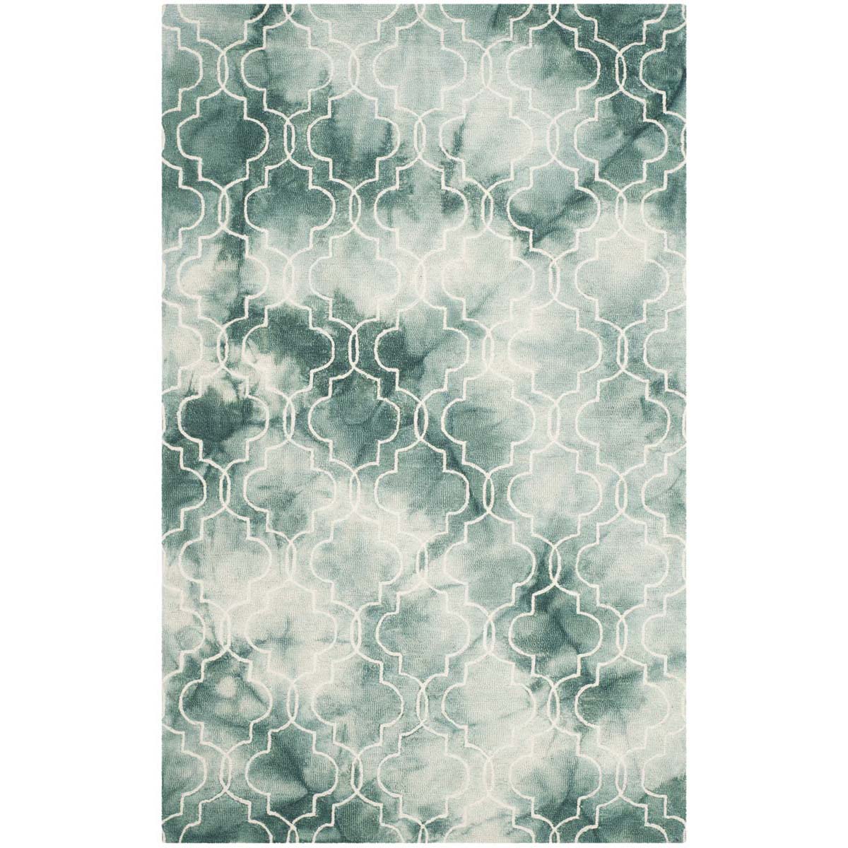 Safavieh Dip Dye 676 Rug, DDY676 - Green / Ivory