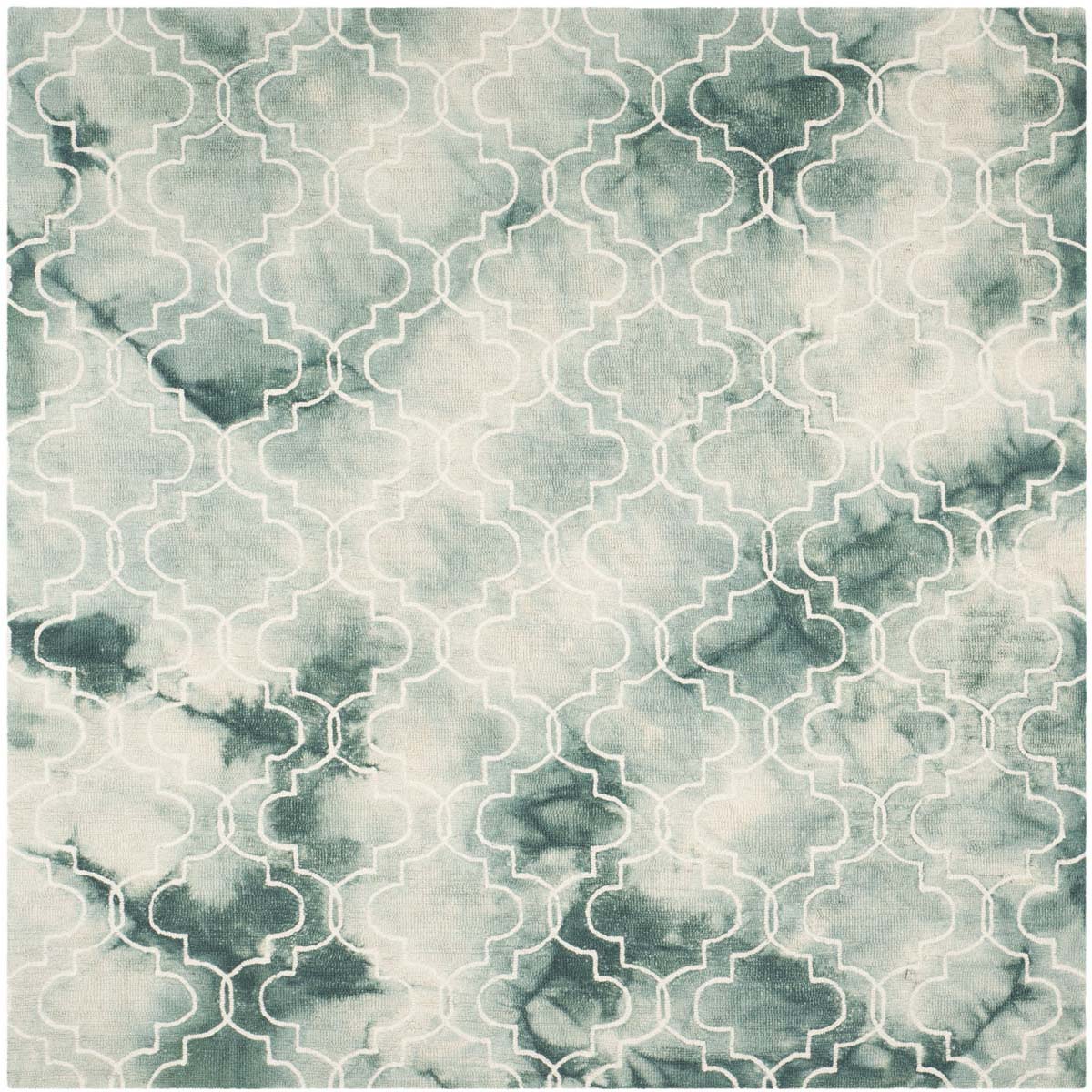 Safavieh Dip Dye 676 Rug, DDY676 - Green / Ivory