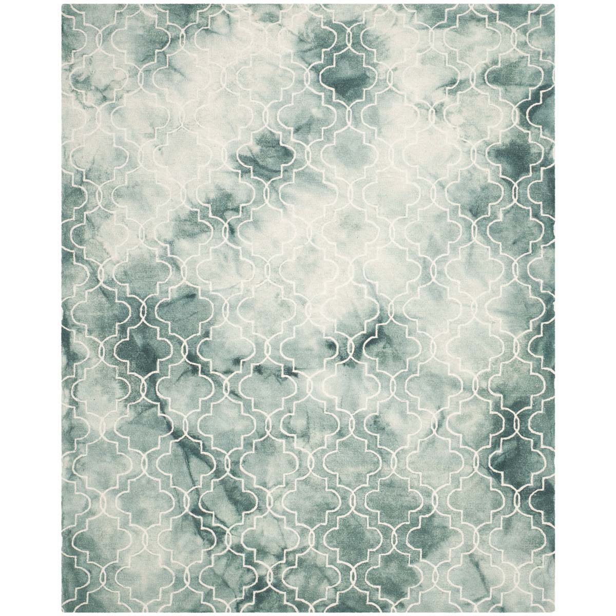 Safavieh Dip Dye 676 Rug, DDY676 - Green / Ivory