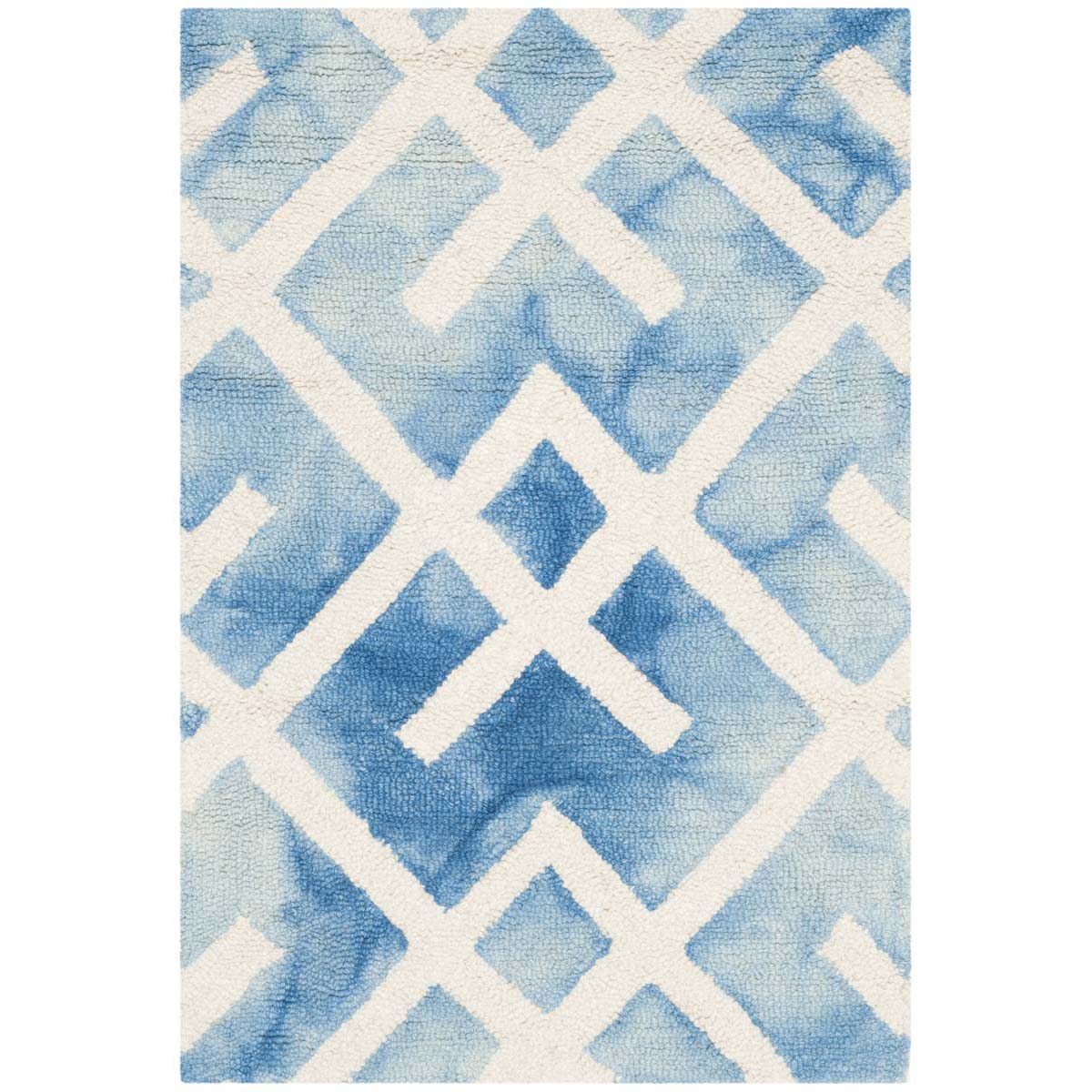 Safavieh Dip Dye 677 Rug, DDY677 - Blue / Ivory