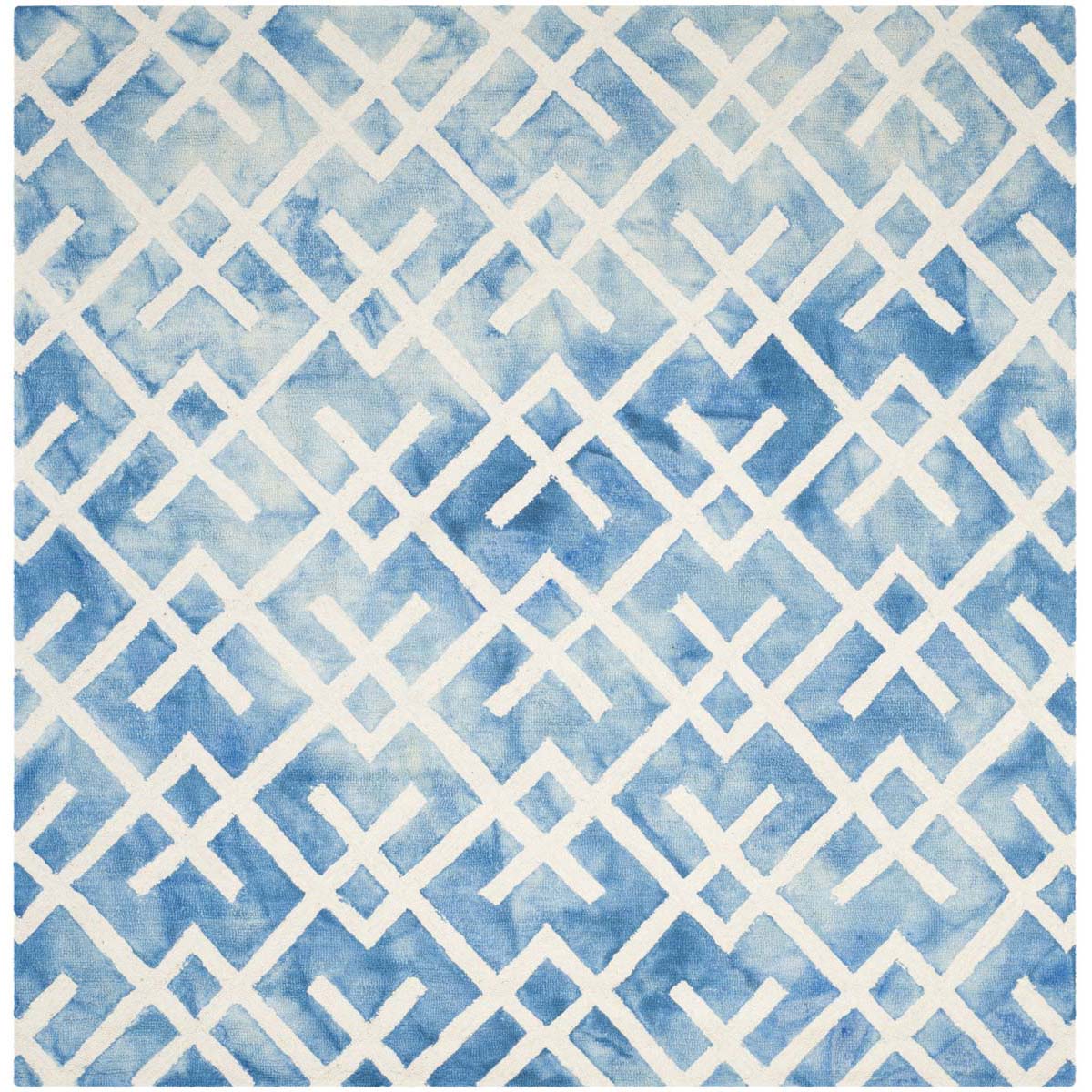 Safavieh Dip Dye 677 Rug, DDY677 - Blue / Ivory