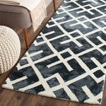 Safavieh Dip Dye 677 Rug, DDY677 - Graphite / Ivory