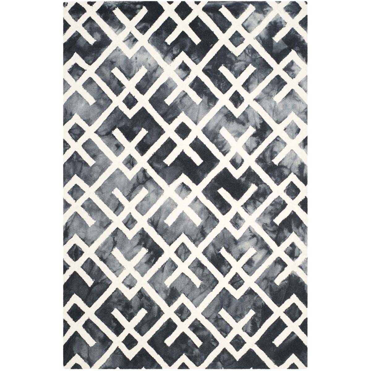 Safavieh Dip Dye 677 Rug, DDY677 - Graphite / Ivory