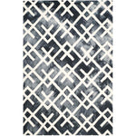 Safavieh Dip Dye 677 Rug, DDY677 - Graphite / Ivory