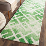 Safavieh Dip Dye 677 Rug, DDY677 - Green / Ivory