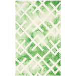 Safavieh Dip Dye 677 Rug, DDY677 - Green / Ivory