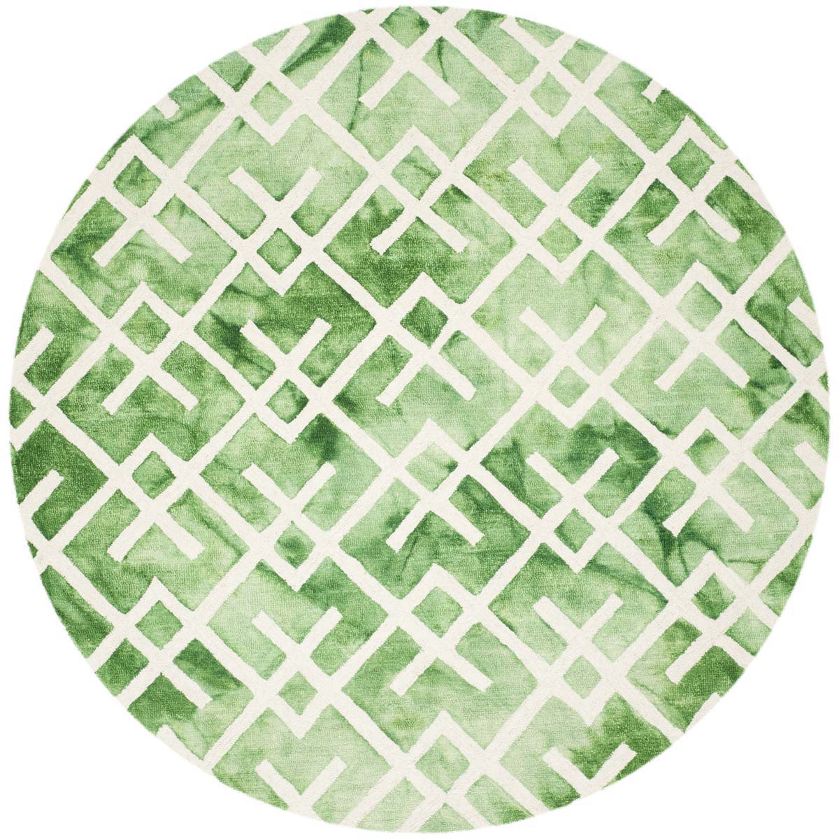 Safavieh Dip Dye 677 Rug, DDY677 - Green / Ivory