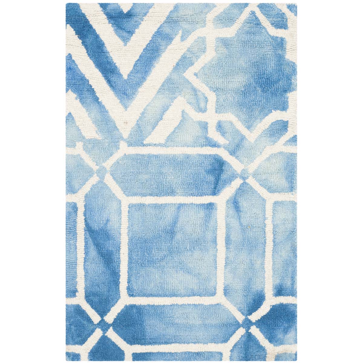 Safavieh Dip Dye 678 Rug, DDY678 - Blue / Ivory