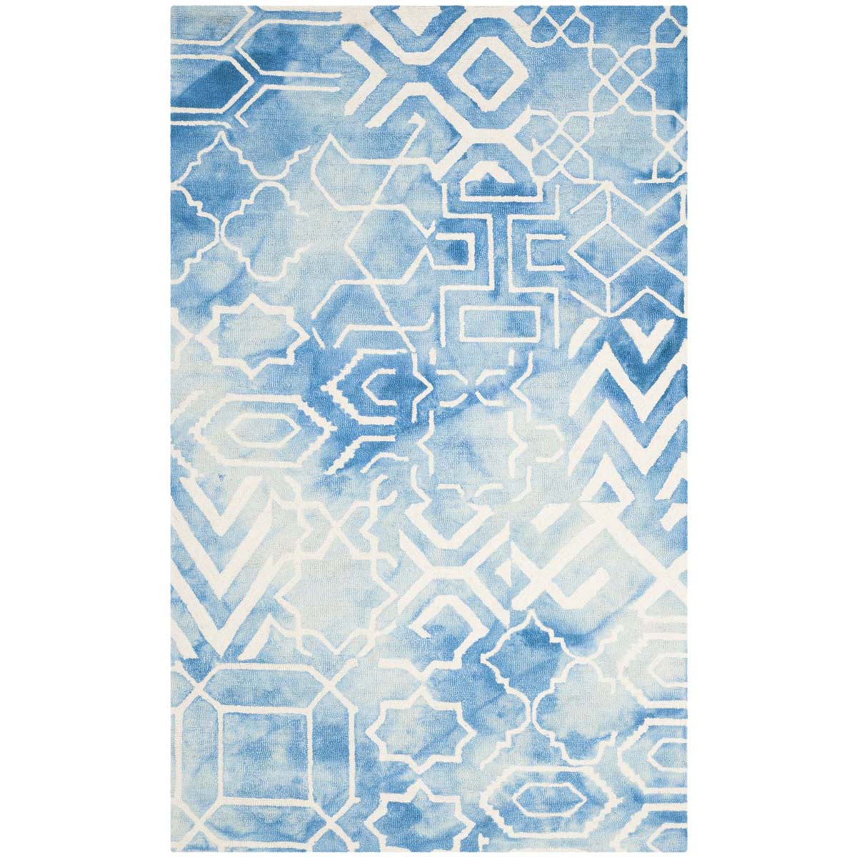 Safavieh Dip Dye 678 Rug, DDY678 - Blue / Ivory