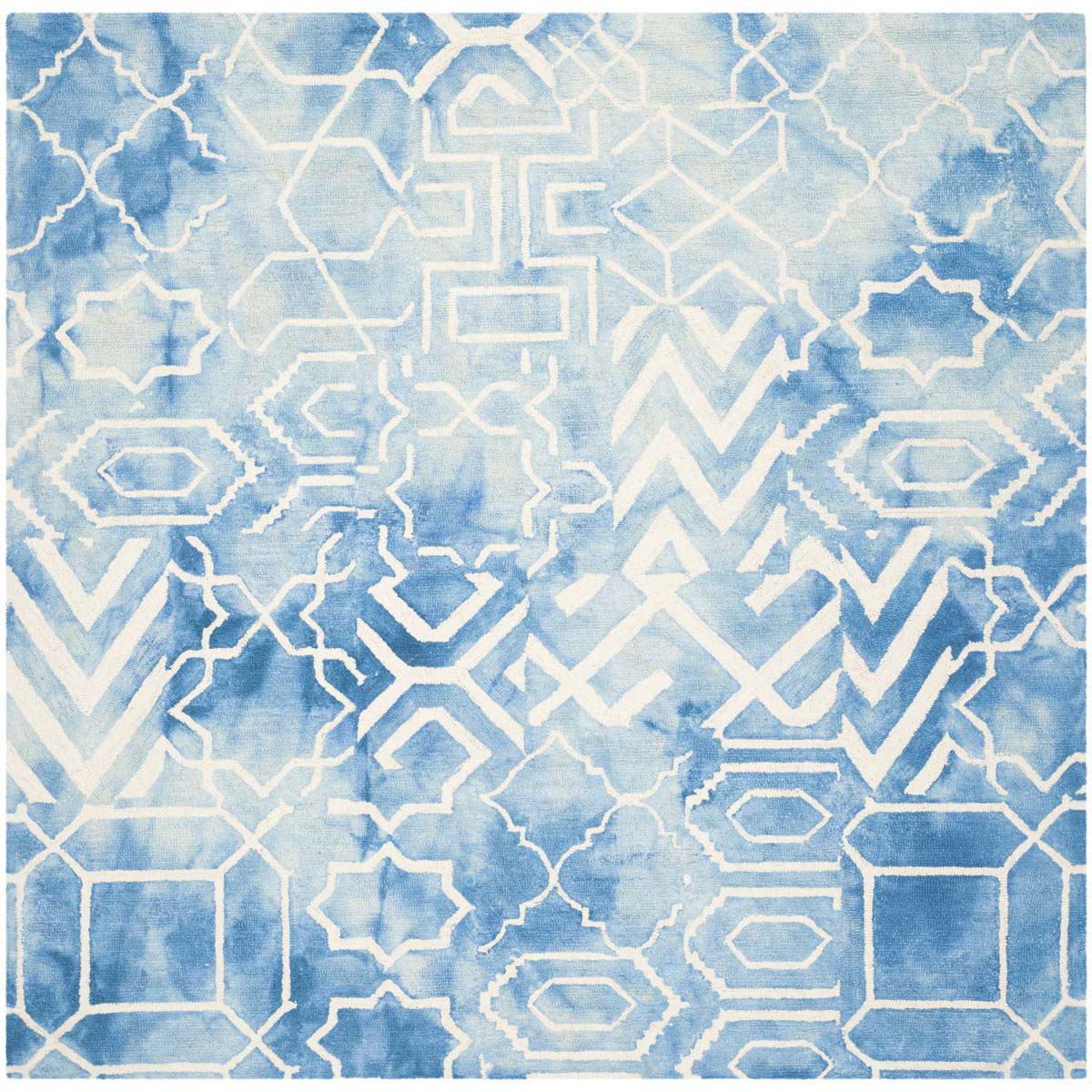 Safavieh Dip Dye 678 Rug, DDY678 - Blue / Ivory