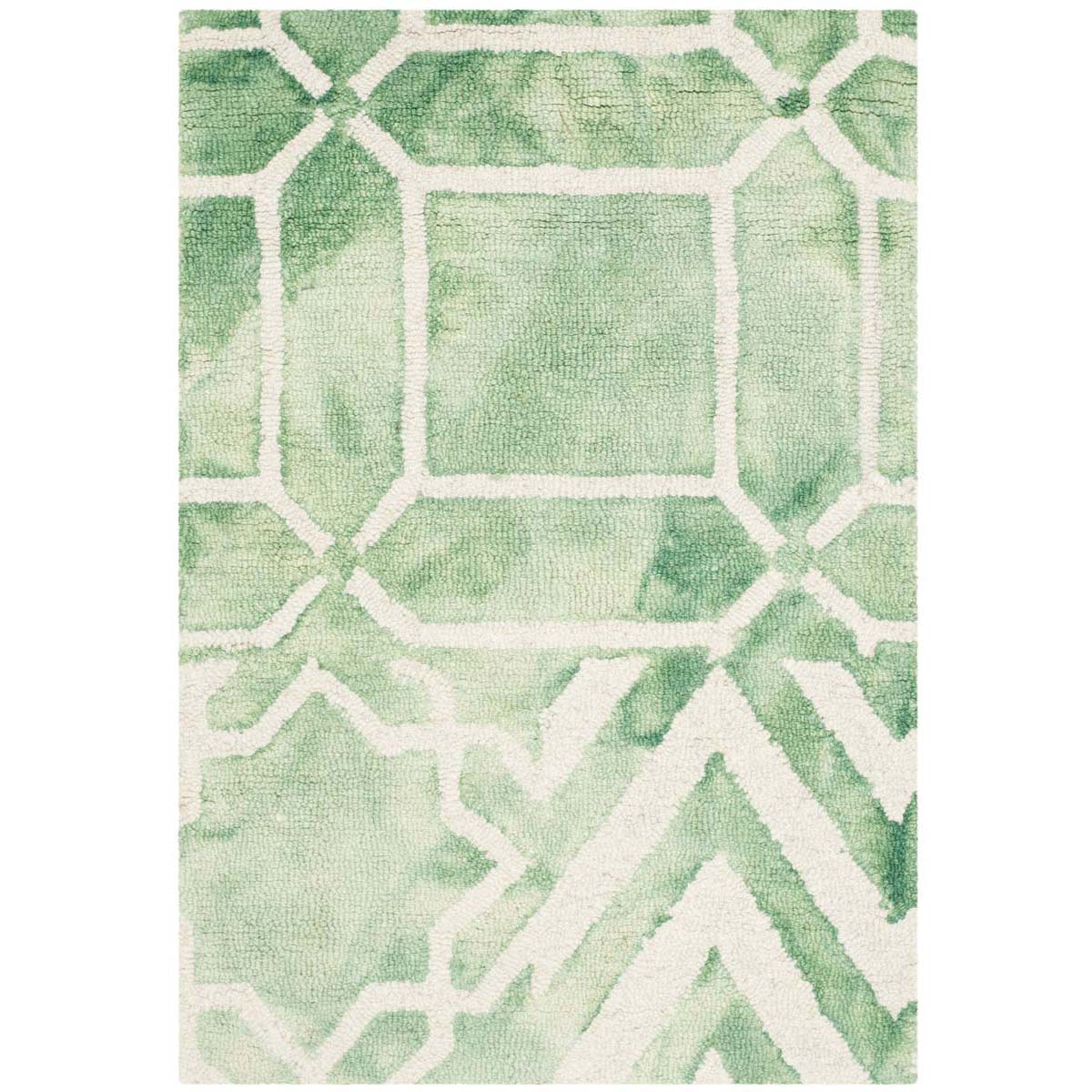 Safavieh Dip Dye 678 Rug, DDY678 - Green / Ivory