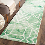 Safavieh Dip Dye 678 Rug, DDY678 - Green / Ivory