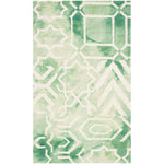 Safavieh Dip Dye 678 Rug, DDY678 - Green / Ivory