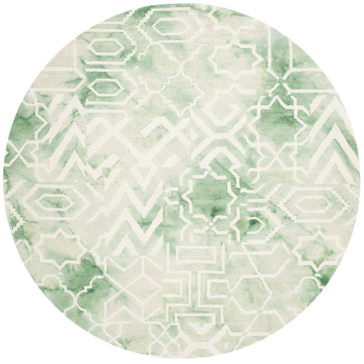 Safavieh Dip Dye 678 Rug, DDY678 - Green / Ivory