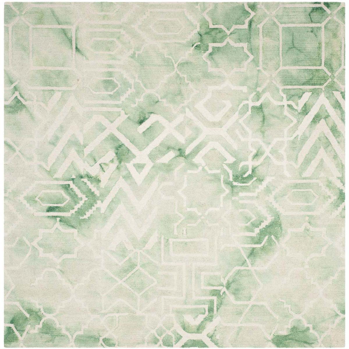 Safavieh Dip Dye 678 Rug, DDY678 - Green / Ivory