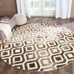 Safavieh Dip Dye 679 Rug, DDY679 - Ivory / Chocolate