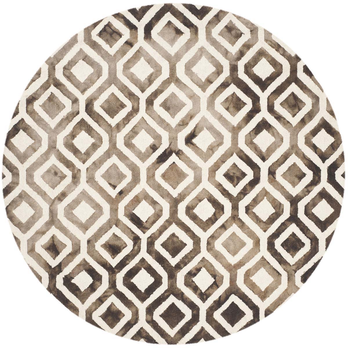 Safavieh Dip Dye 679 Rug, DDY679 - Ivory / Chocolate