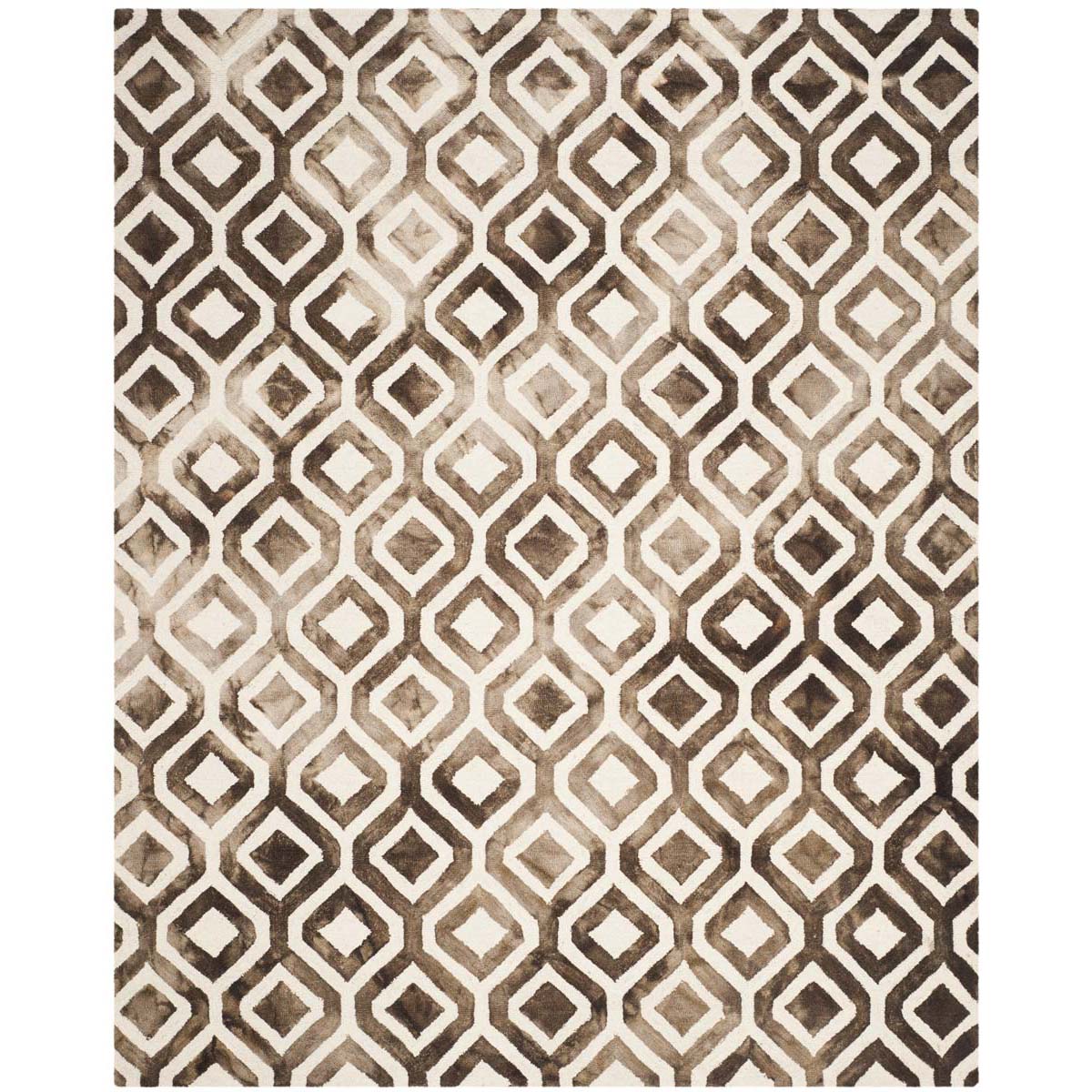 Safavieh Dip Dye 679 Rug, DDY679 - Ivory / Chocolate