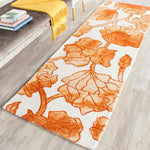 Safavieh Dip Dye 683 Rug, DDY683 - Ivory / Orange