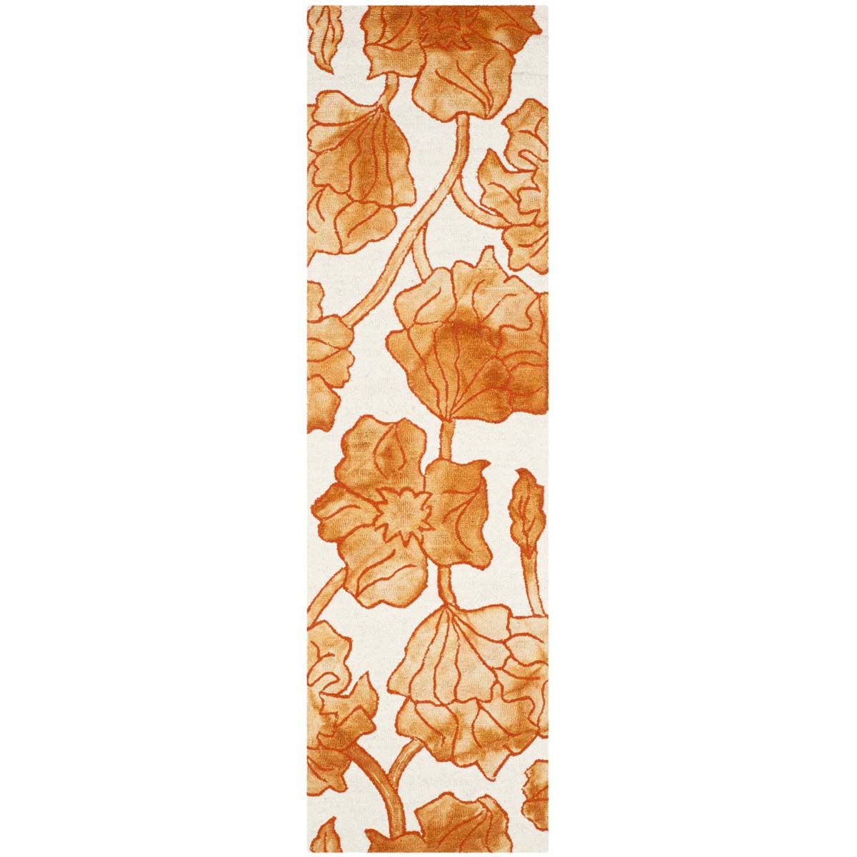 Safavieh Dip Dye 683 Rug, DDY683 - Ivory / Orange