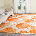 Safavieh Dip Dye 683 Rug, DDY683 - Ivory / Orange