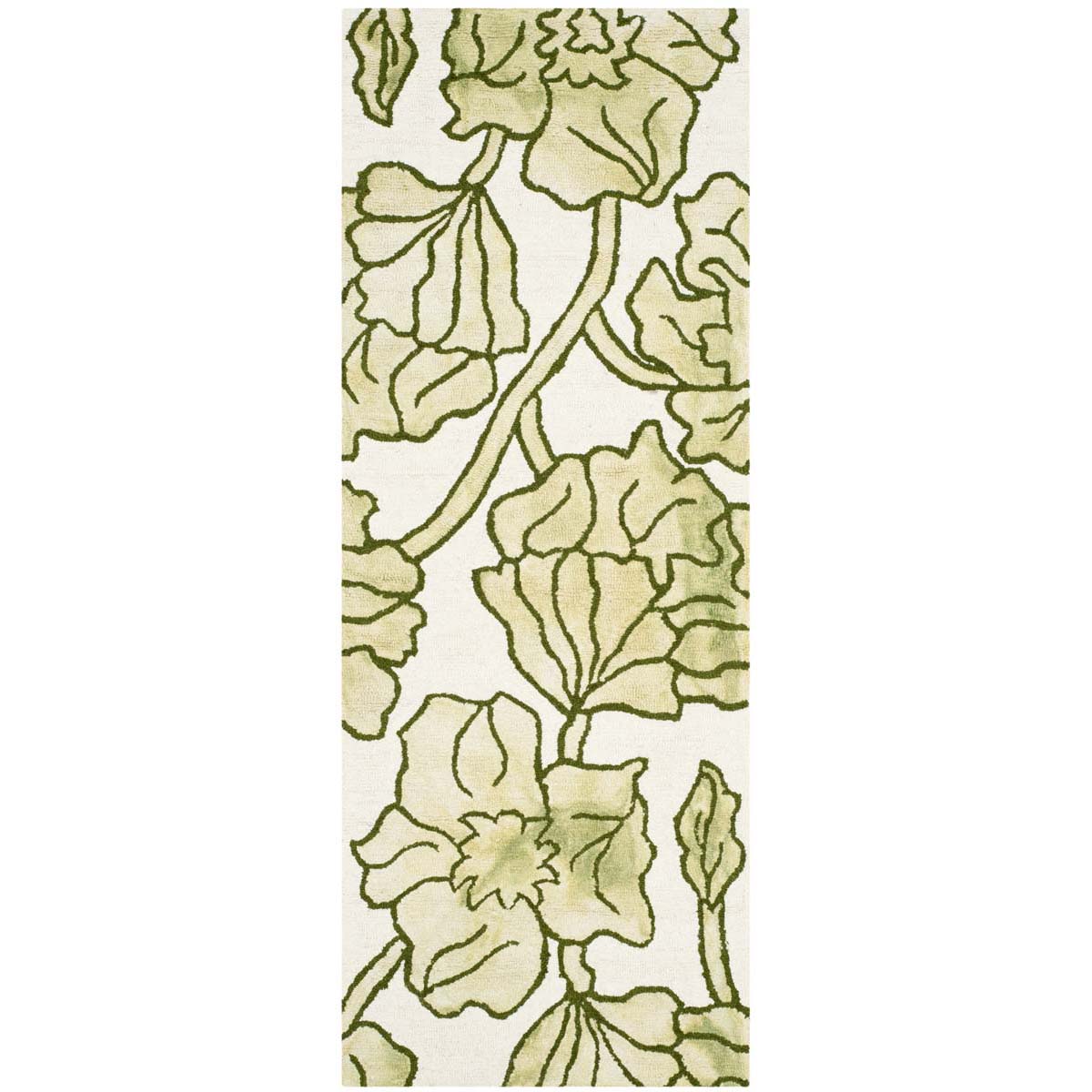 Safavieh Dip Dye 683 Rug, DDY683 - Ivory / Light Green