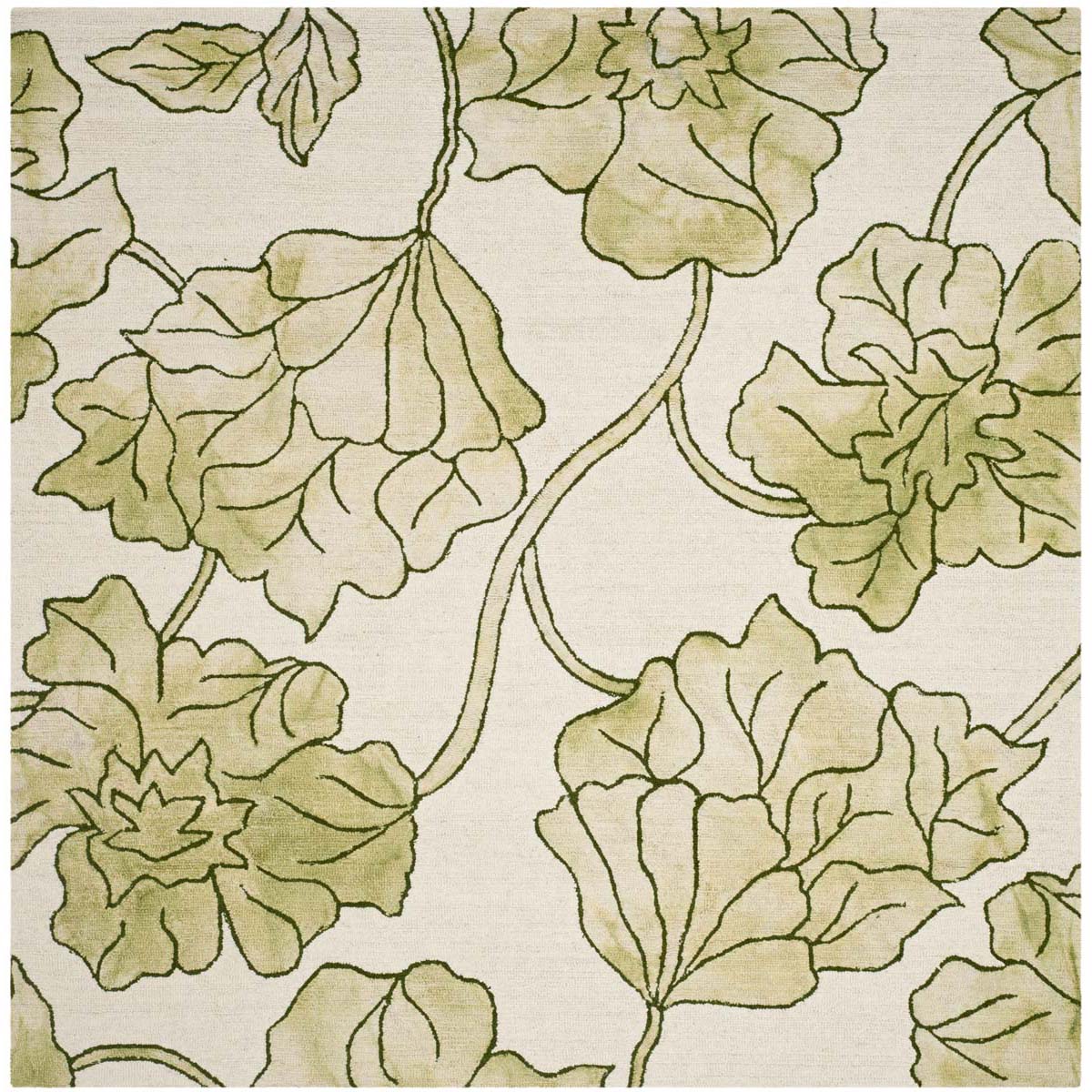 Safavieh Dip Dye 683 Rug, DDY683 - Ivory / Light Green