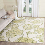 Safavieh Dip Dye 683 Rug, DDY683 - Ivory / Light Green