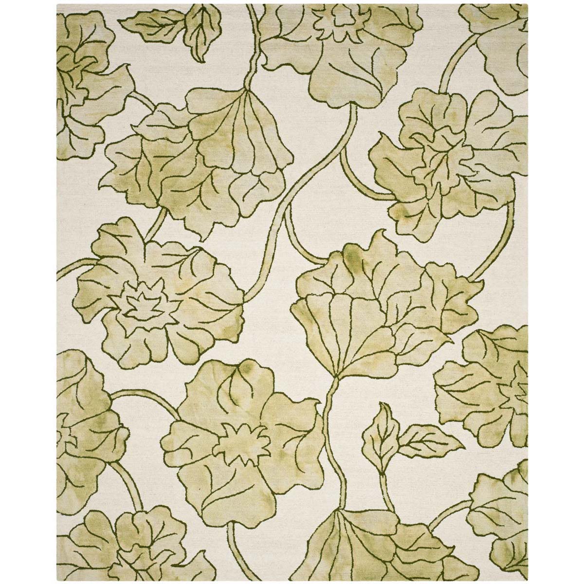 Safavieh Dip Dye 683 Rug, DDY683 - Ivory / Light Green