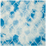 Safavieh Dip Dye 685 Rug, DDY685 - Blue / Ivory