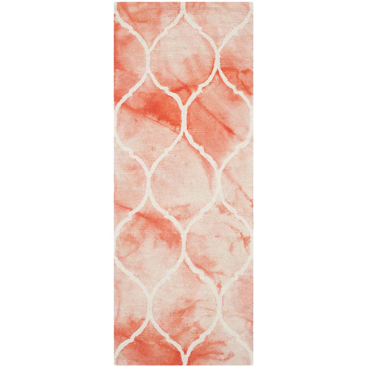 Safavieh Dip Dye 685 Rug, DDY685 - Orange / Ivory