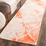 Safavieh Dip Dye 685 Rug, DDY685 - Orange / Ivory