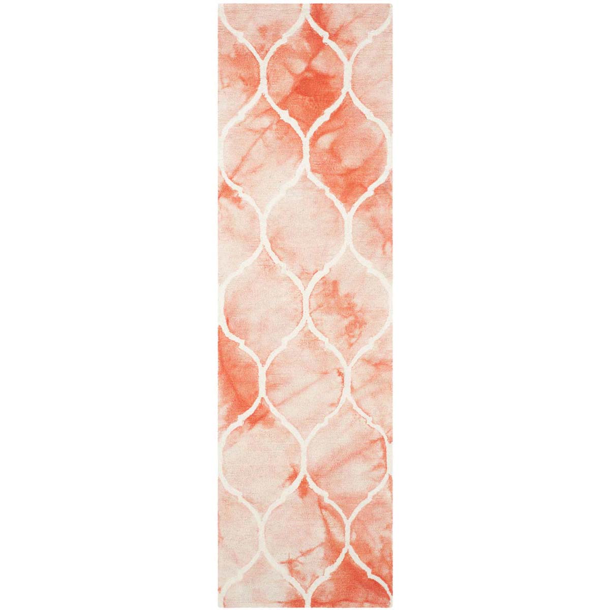 Safavieh Dip Dye 685 Rug, DDY685 - Orange / Ivory