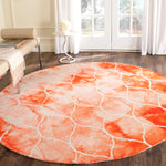 Safavieh Dip Dye 685 Rug, DDY685 - Orange / Ivory