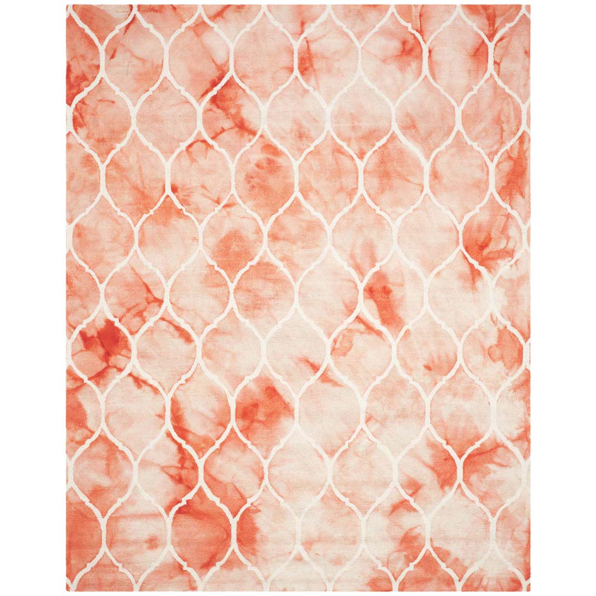 Safavieh Dip Dye 685 Rug, DDY685 - Orange / Ivory