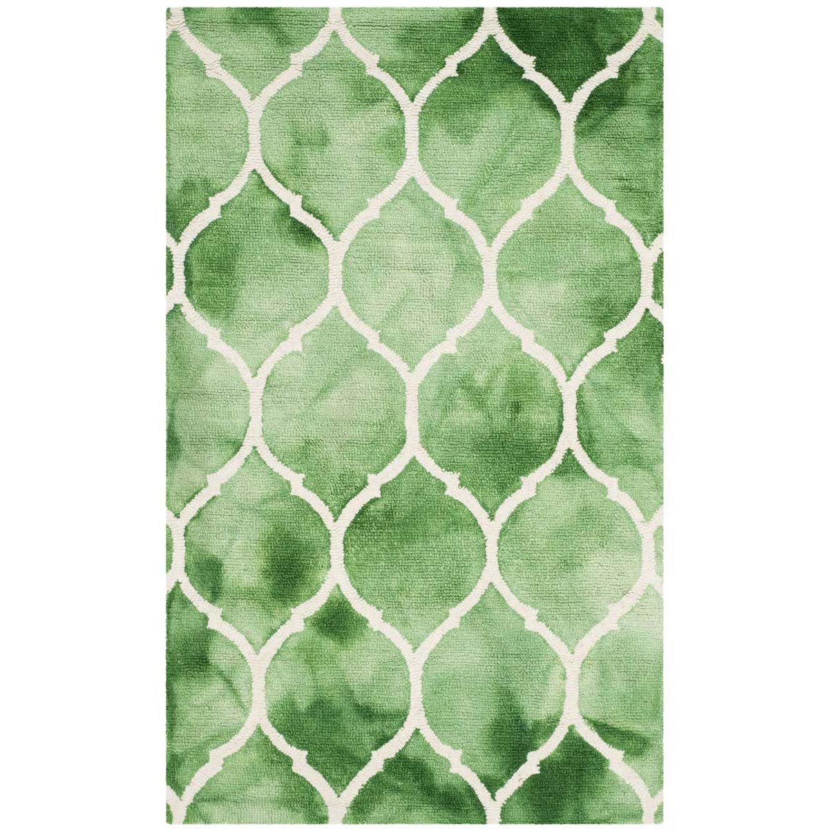 Safavieh Dip Dye 685 Rug, DDY685 - Green / Ivory