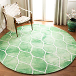 Safavieh Dip Dye 685 Rug, DDY685 - Green / Ivory