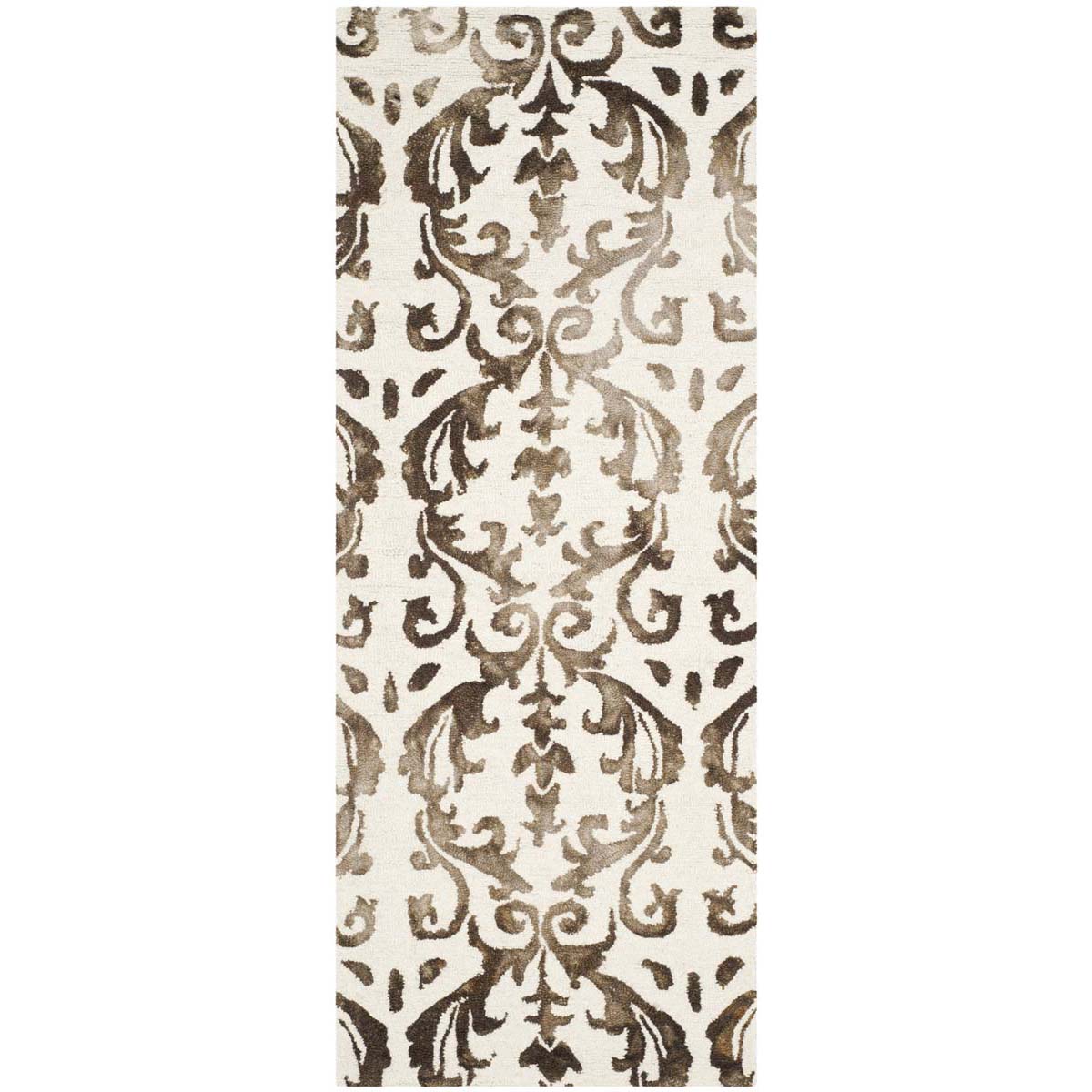 Safavieh Dip Dye 689 Rug, DDY689 - Ivory / Chocolate