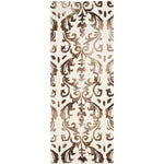 Safavieh Dip Dye 689 Rug, DDY689 - Ivory / Chocolate