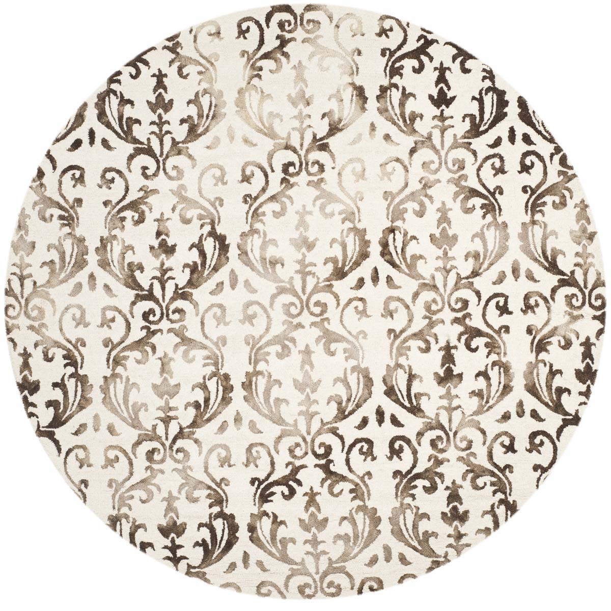 Safavieh Dip Dye 689 Rug, DDY689 - Ivory / Chocolate