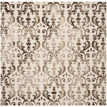 Safavieh Dip Dye 689 Rug, DDY689 - Ivory / Chocolate