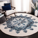 Safavieh Dip Dye 701 Rug, DDY701 - Ivory / Blue