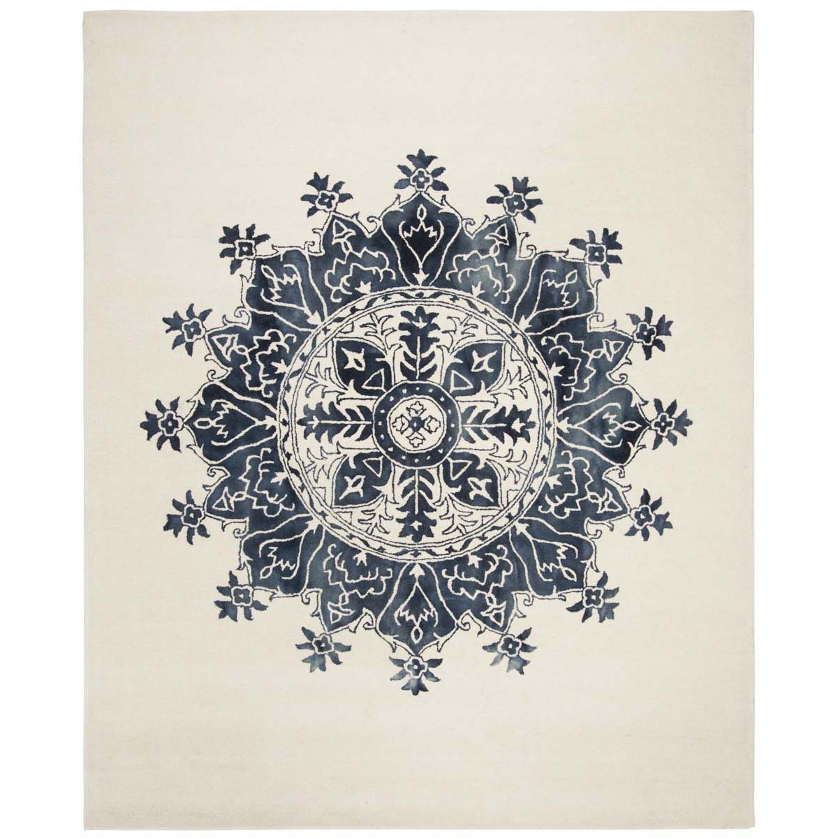 Safavieh Dip Dye 701 Rug, DDY701 - Ivory / Blue